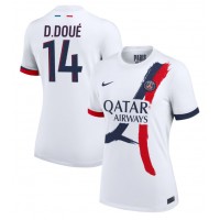 Maglie da calcio Paris Saint-Germain Desire Doue #14 Seconda Maglia Femminile 2024-25 Manica Corta